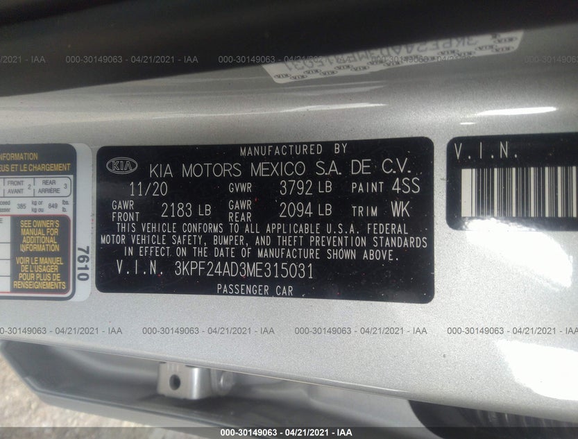 3KPF24AD3ME315031