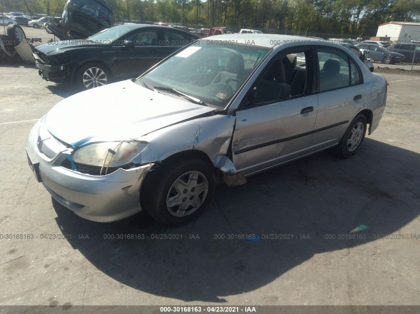 2004 Honda Civic Vp VIN: 2HGES16344H633756 Lot: 30168163