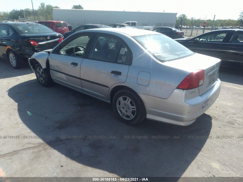 2004 Honda Civic Vp VIN: 2HGES16344H633756 Lot: 30168163