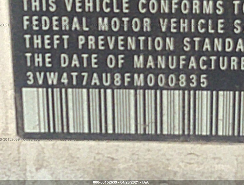 3VW4T7AU8FM000835
