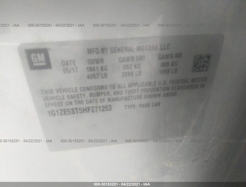 1G1ZE5ST5HF271263
