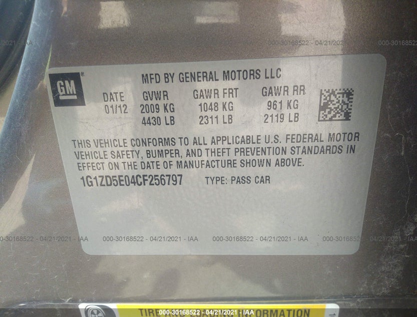 1G1ZD5E04CF256797