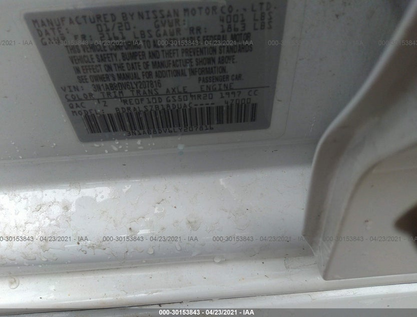 3N1AB8DV6LY207816