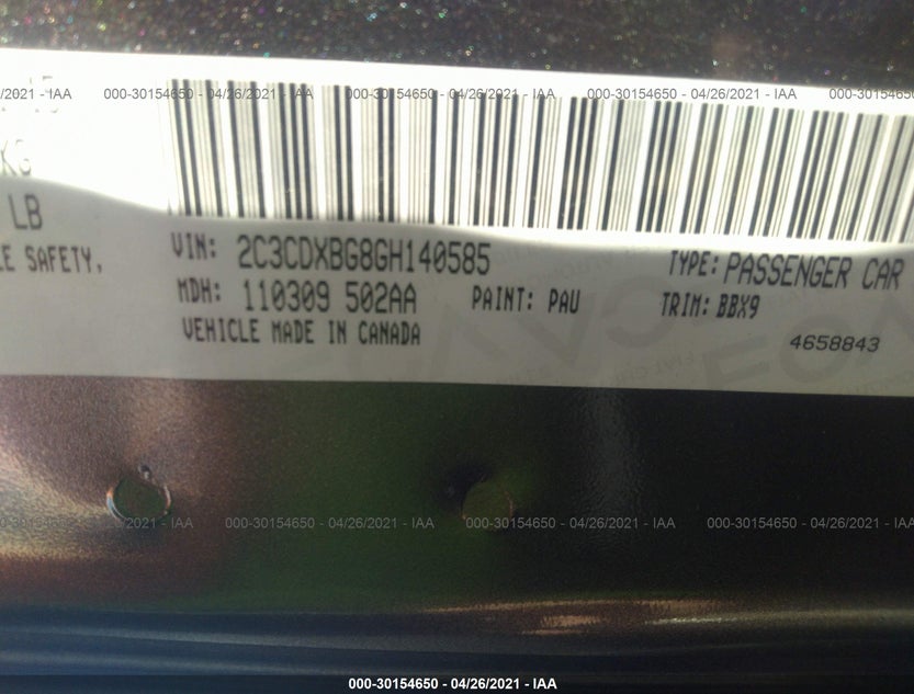 2C3CDXBG8GH140585