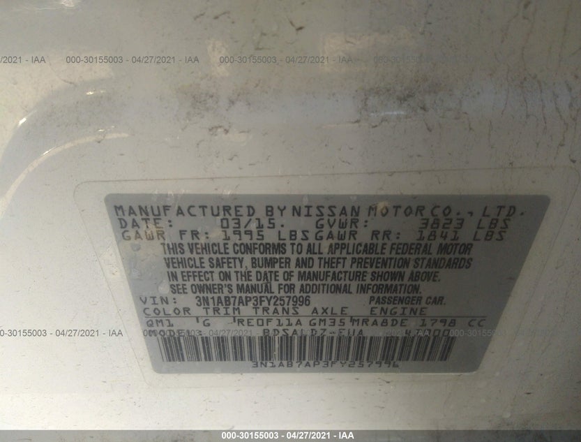 3N1AB7AP3FY257996