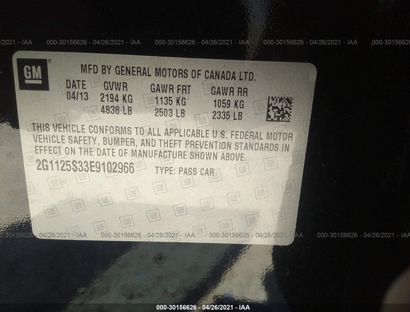 2G1125S33E9102966