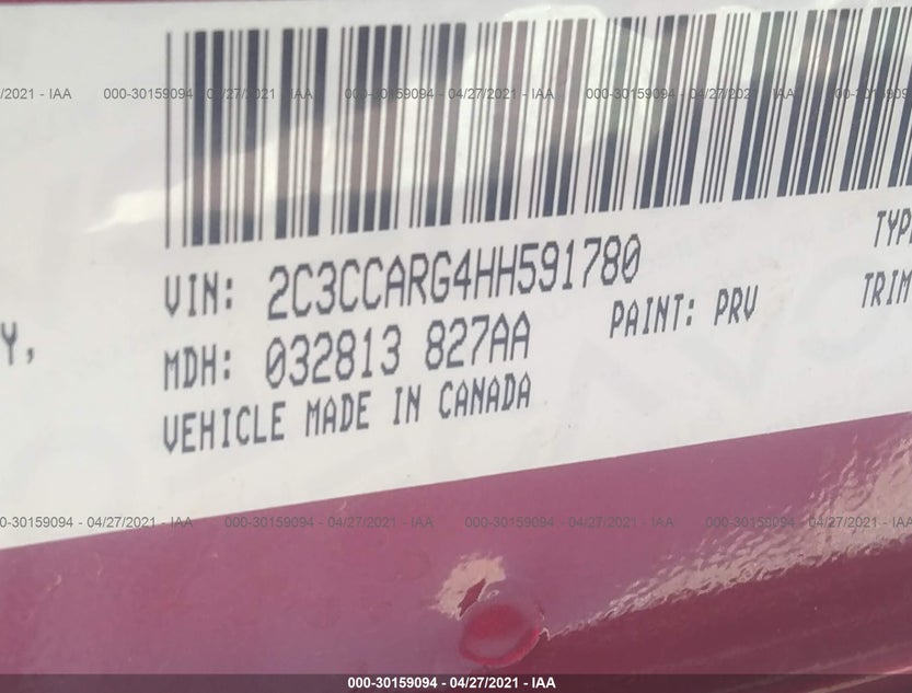 2C3CCARG4HH591780