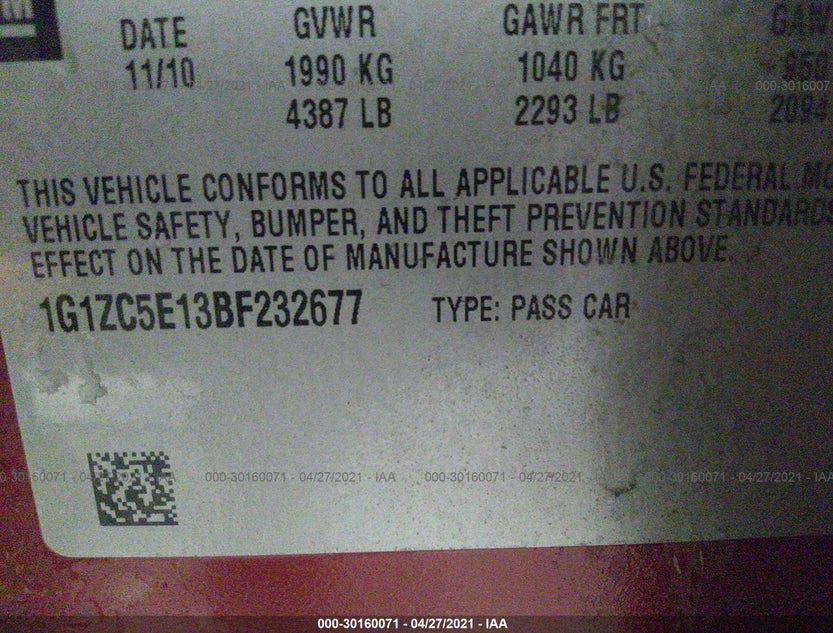 1G1ZC5E13BF232677