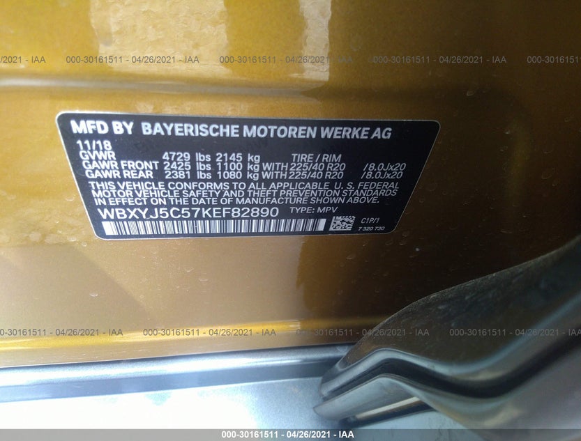 WBXYJ5C57KEF82890