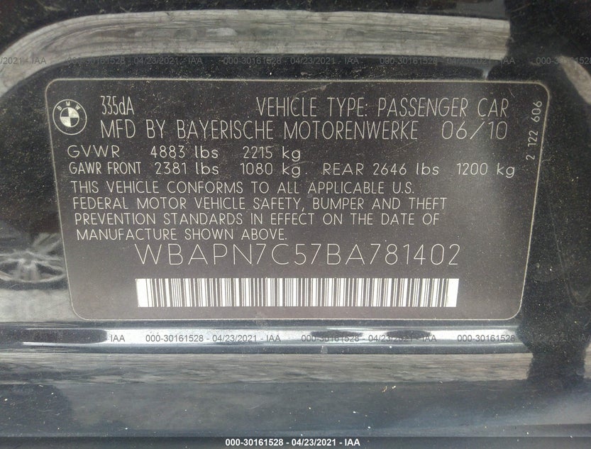 WBAPN7C57BA781402
