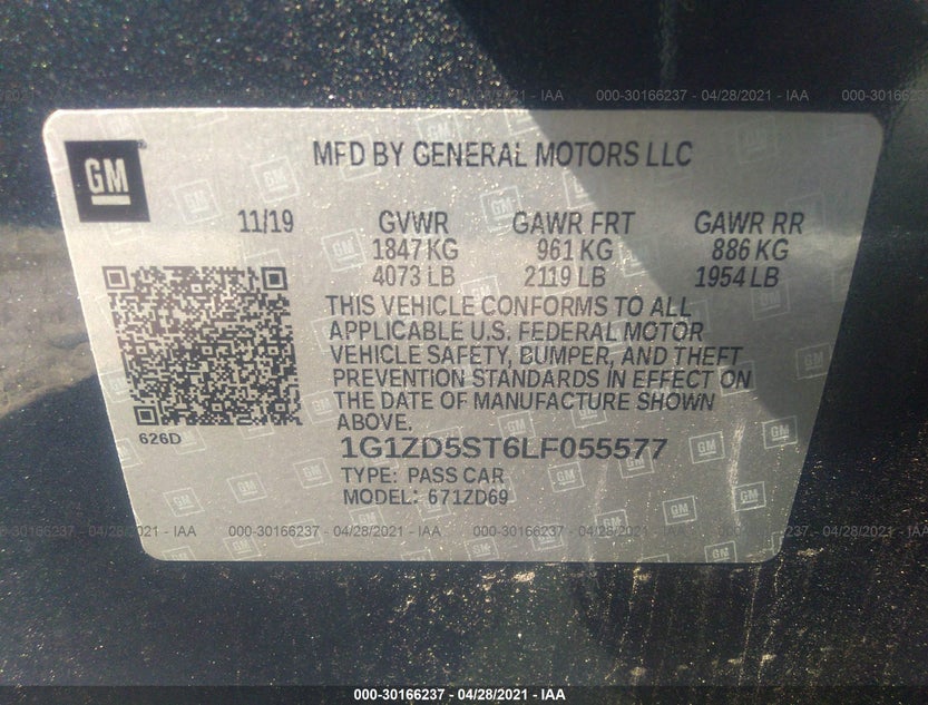 1G1ZD5ST6LF055577
