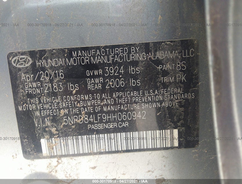 5NPD84LF9HH060942