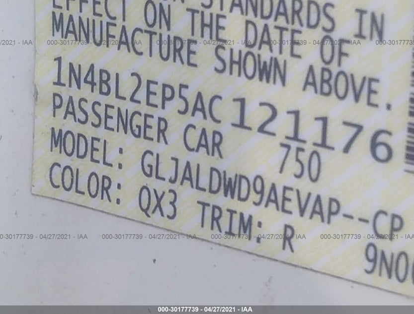 1N4BL2EP5AC121176
