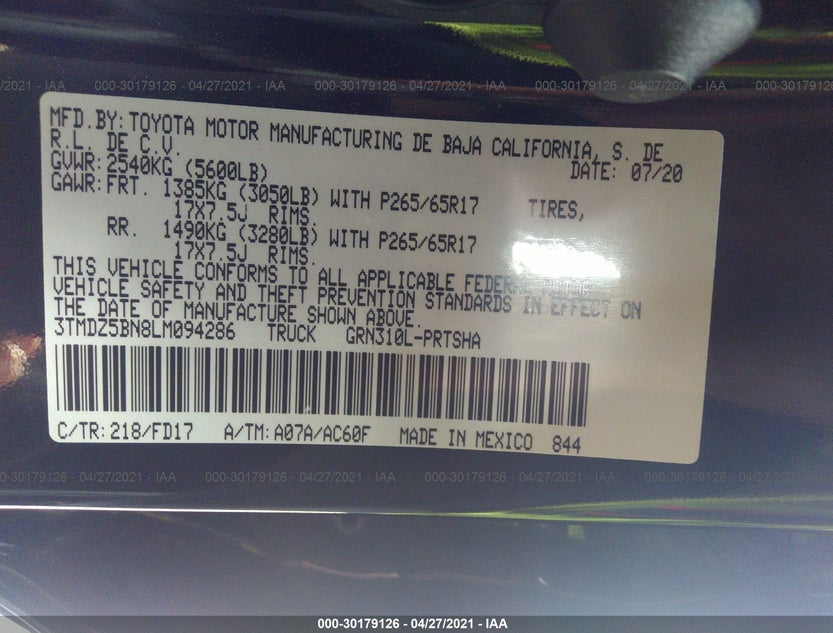 3TMDZ5BN8LM094286