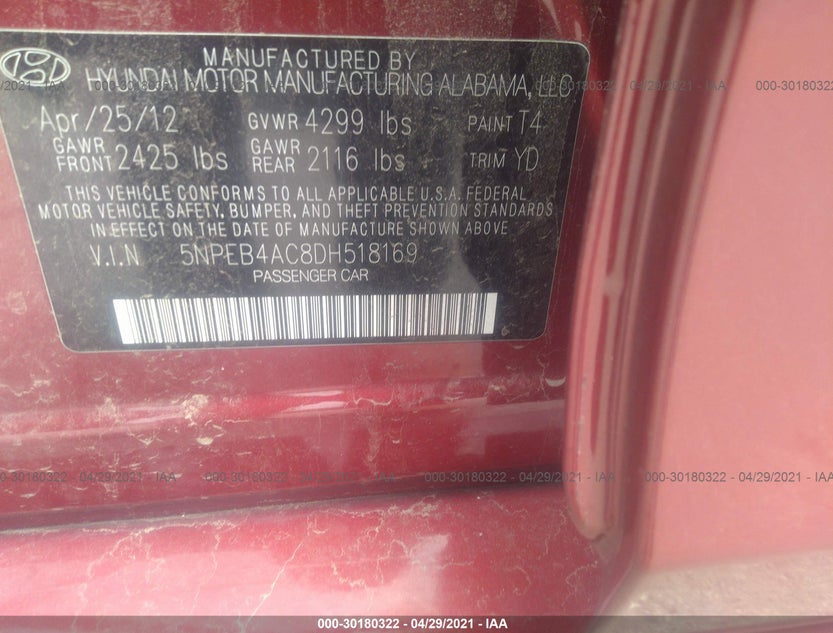 5NPEB4AC8DH518169