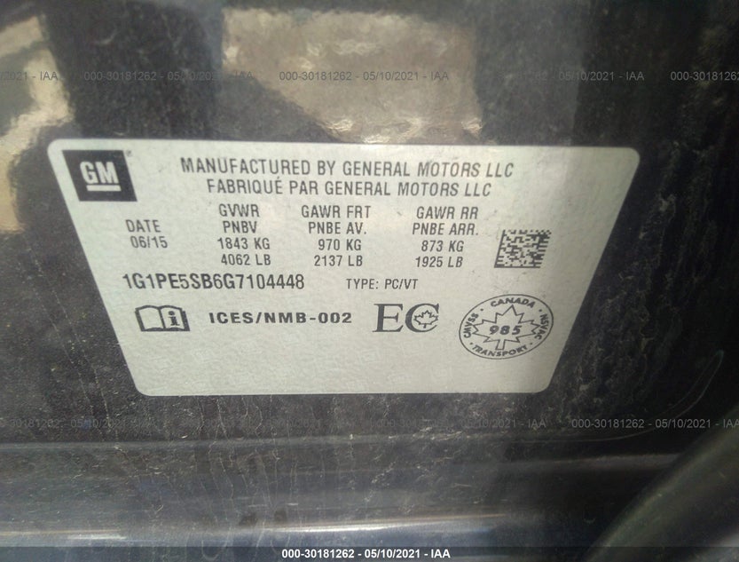 1G1PE5SB6G7104448