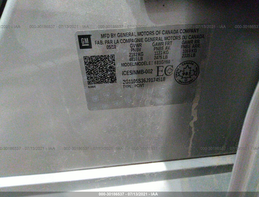 2G1105S36J9174518