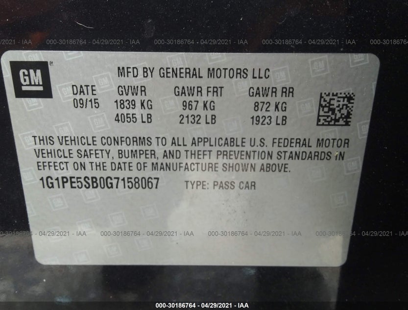 1G1PE5SB0G7158067
