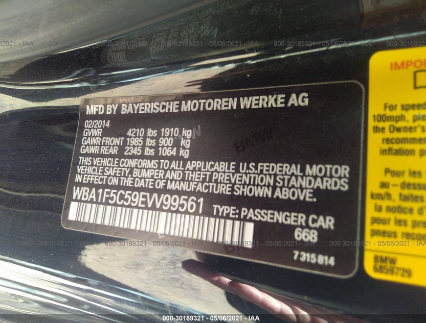 WBA1F5C59EVV99561