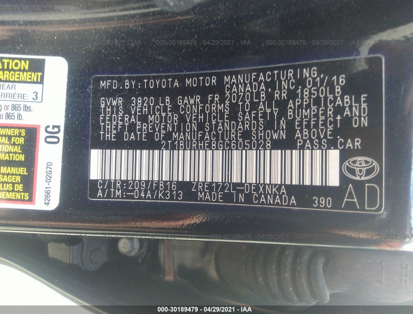 2T1BURHE8GC605028