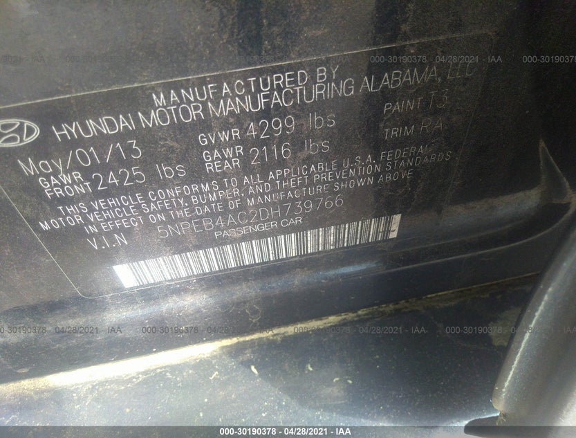 5NPEB4AC2DH739766