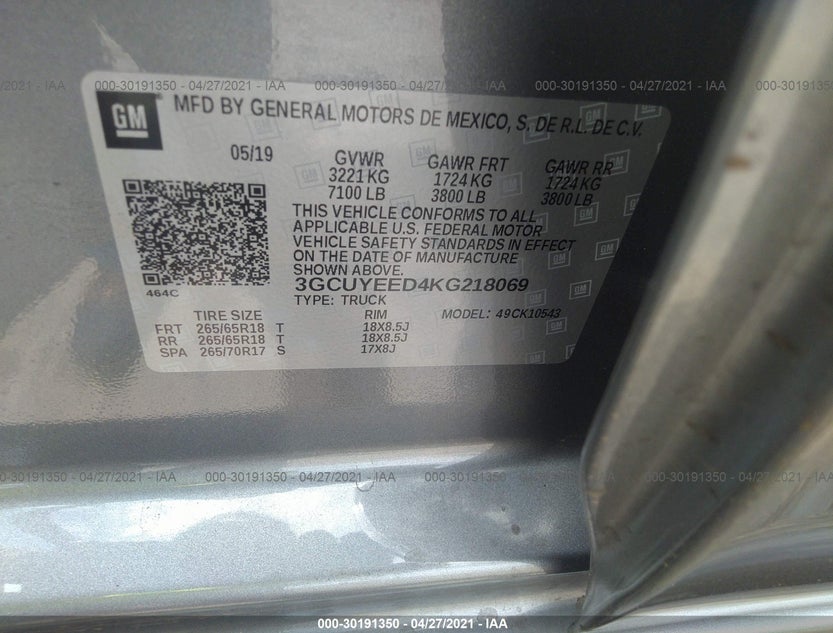 3GCUYEED4KG218069
