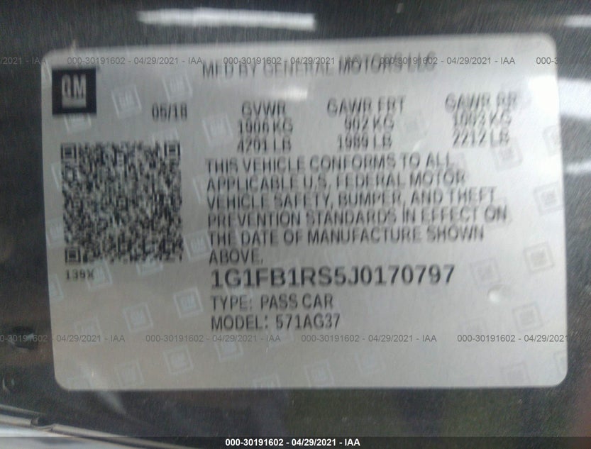 1G1FB1RS5J0170797