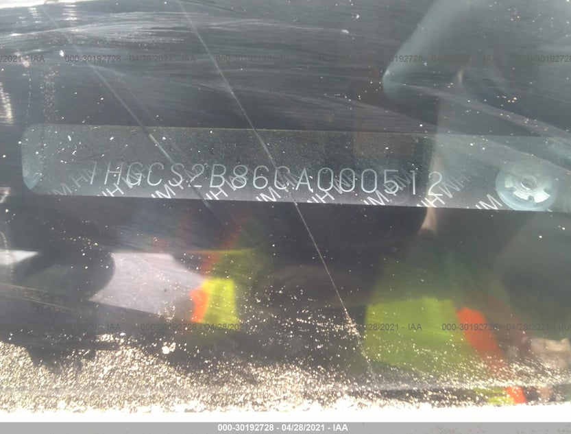 1HGCS2B86CA000512
