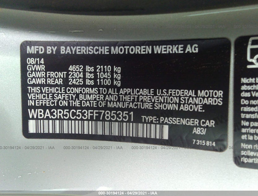 WBA3R5C53FF785351