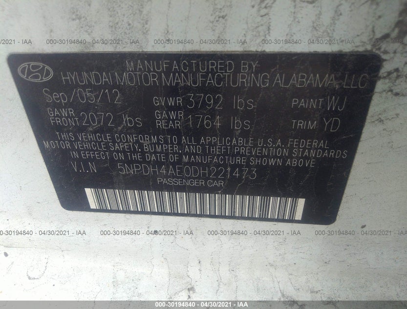 5NPDH4AE0DH221473