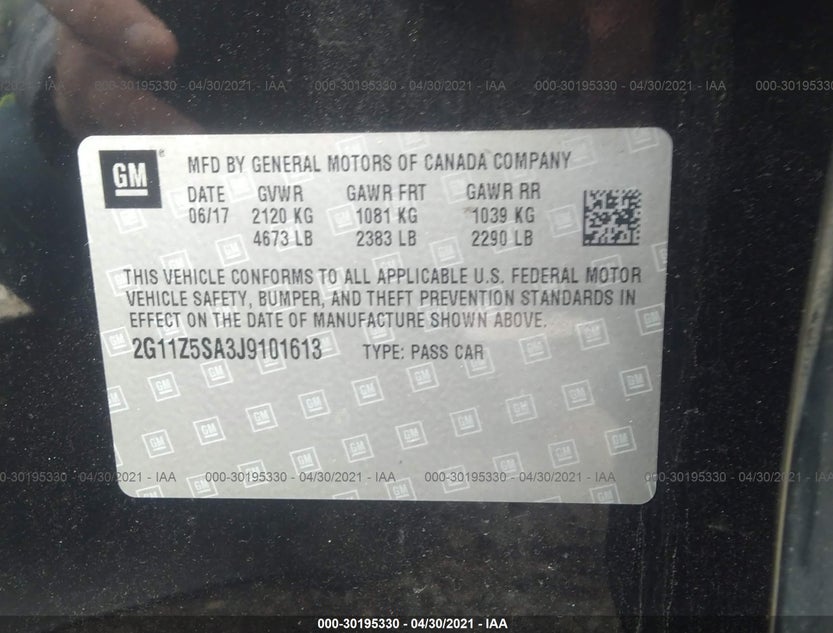 2G11Z5SA3J9101613