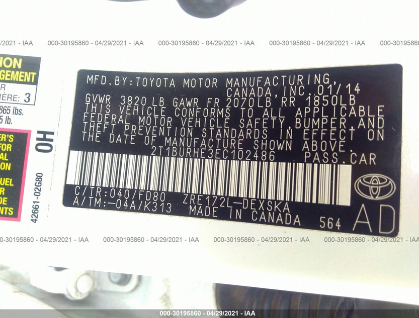 2T1BURHE3EC102486