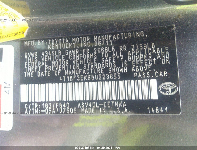 4T1BF3EK8BU223655