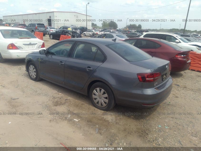 2016 Volkswagen Jetta 1.4T S VIN: 3VW267AJ9GM256116 Lot: 40368400