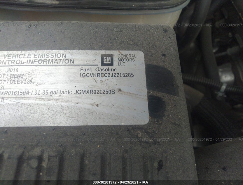 1GCVKREC2JZ215285