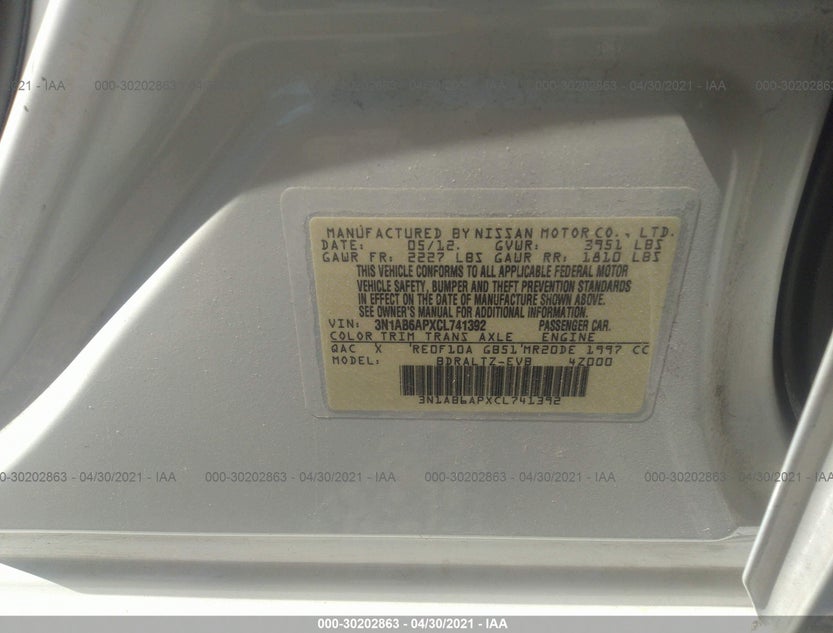 3N1AB6APXCL741392