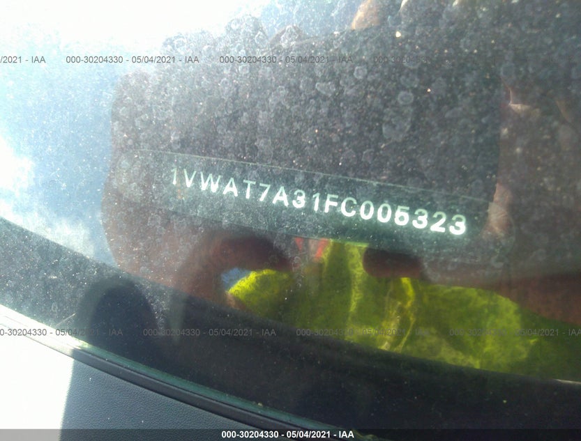 1VWAT7A31FC005323