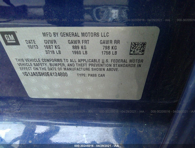 1G1JA5SH0E4124800