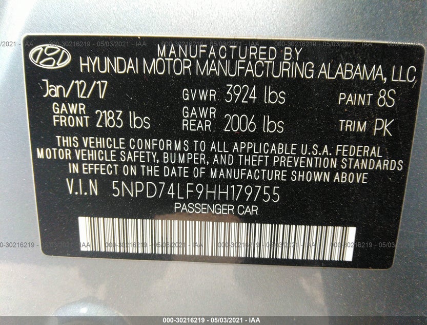 5NPD74LF9HH179755