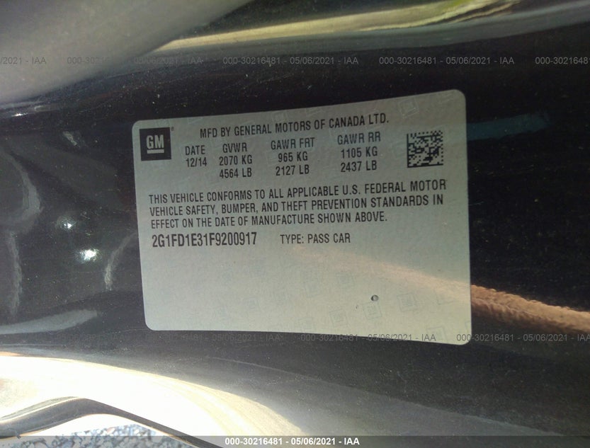 2G1FD1E31F9200917