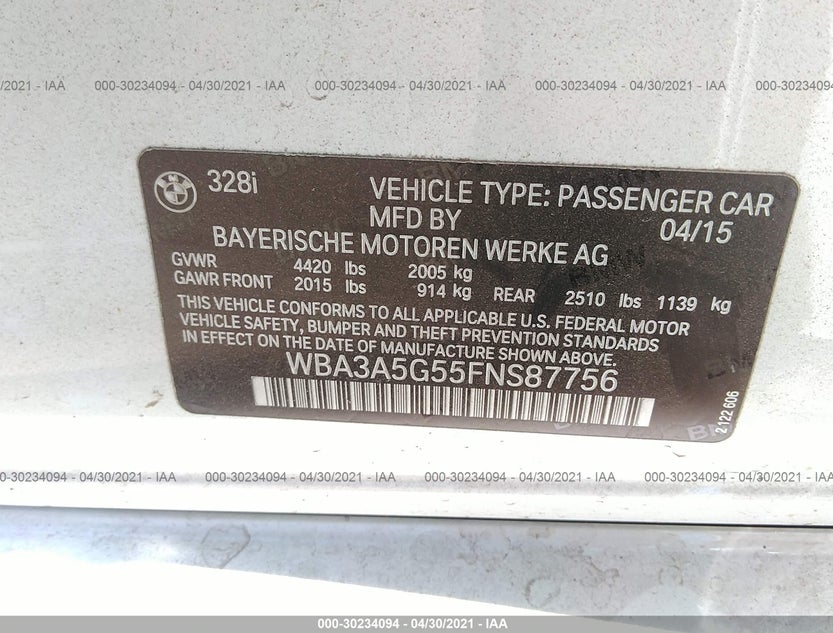 WBA3A5G55FNS87756