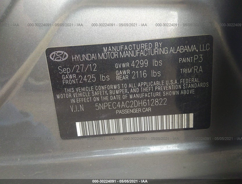 5NPEC4AC2DH612822