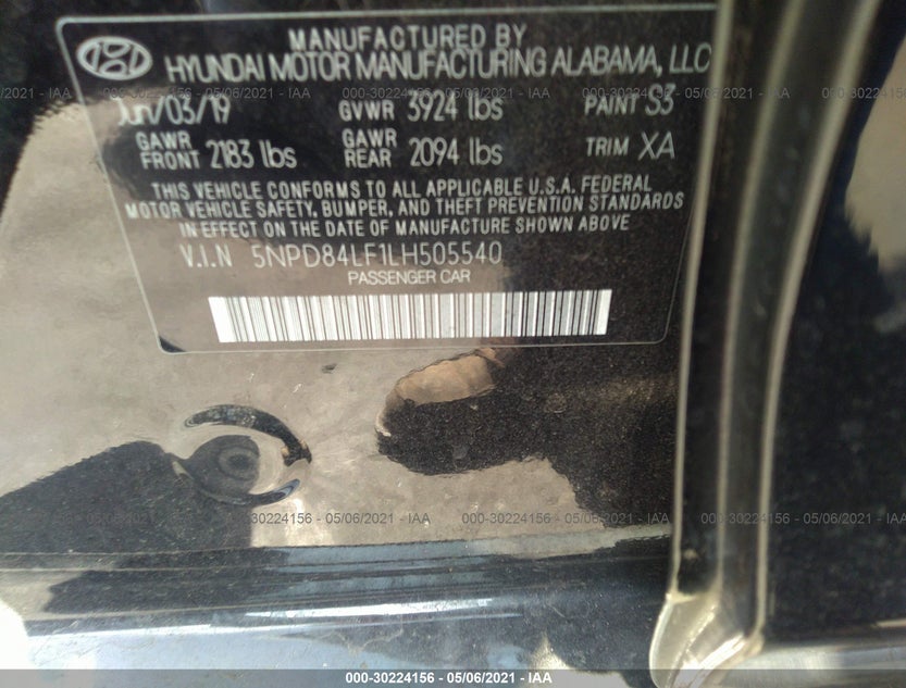 5NPD84LF1LH505540