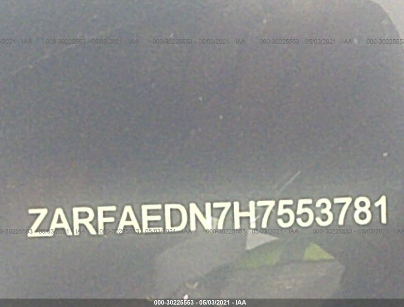 ZARFAEDN7H7553781