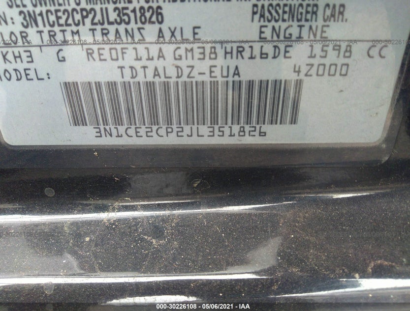 3N1CE2CP2JL351826