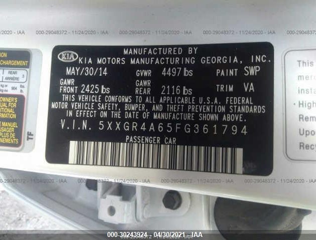 5XXGR4A65FG361794