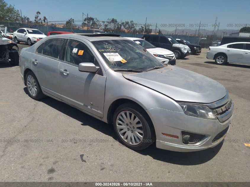 2010 Ford Fusion Hybrid VIN: 3FADP0L37AR132960 Lot: 30243926