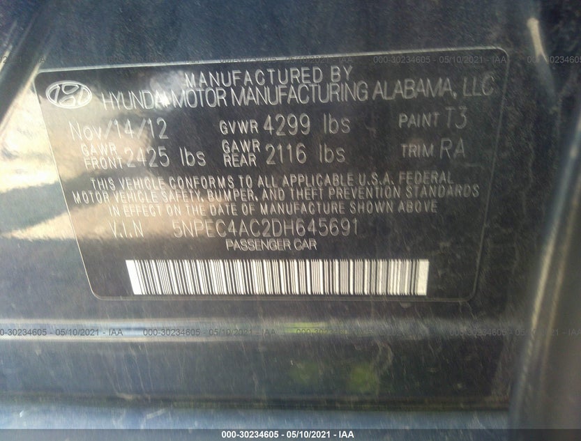 5NPEC4AC2DH645691