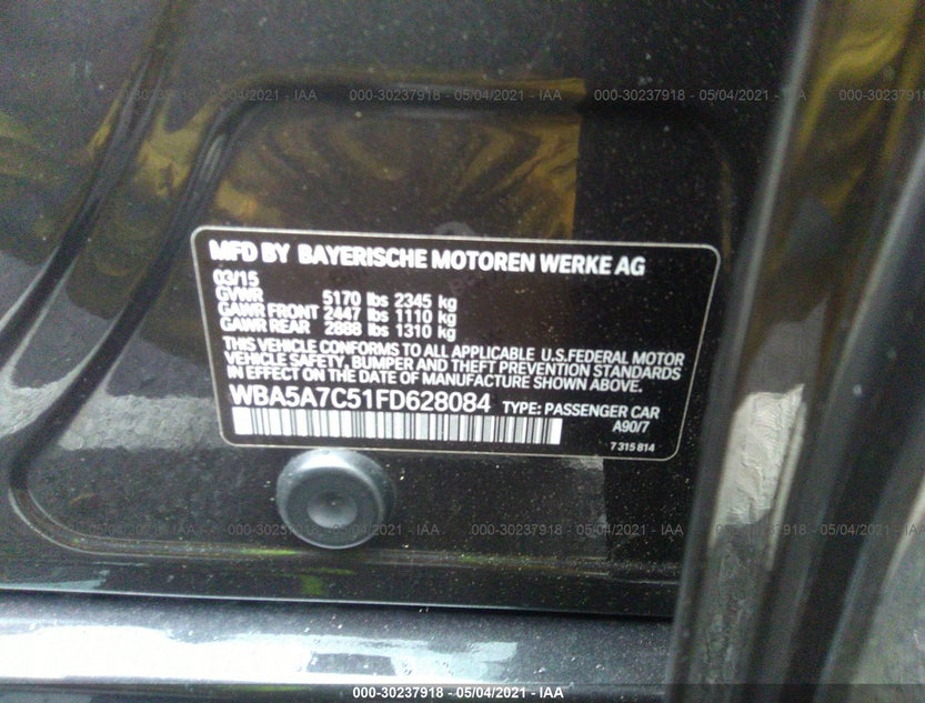 WBA5A7C51FD628084