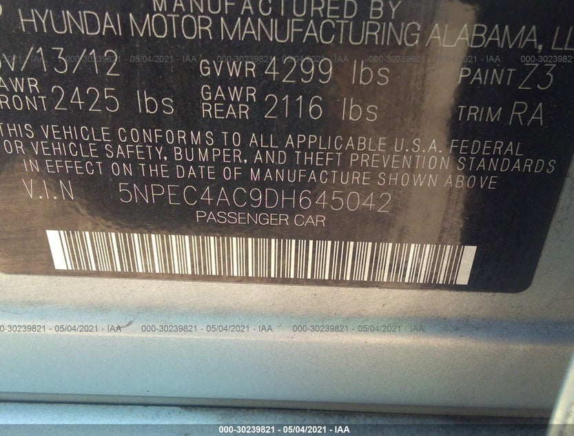 5NPEC4AC9DH645042